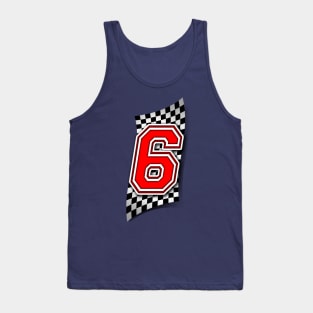 Racer Number 6 Tank Top